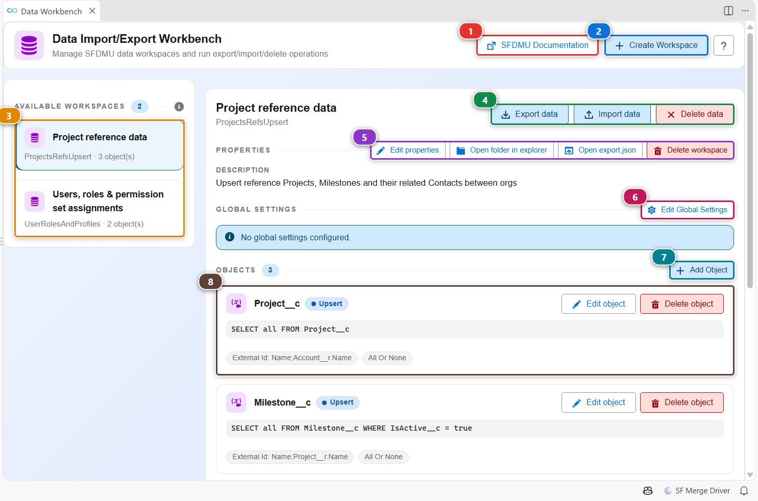 Data Workbench, annotated